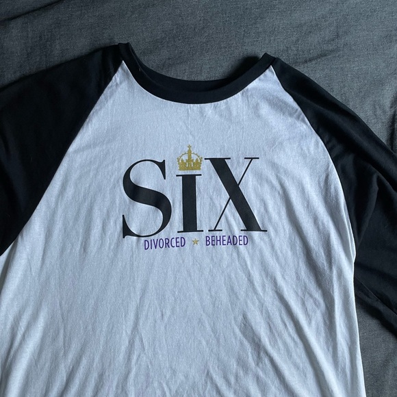 “Six” The Musical baseball tee - Picture 2 of 5